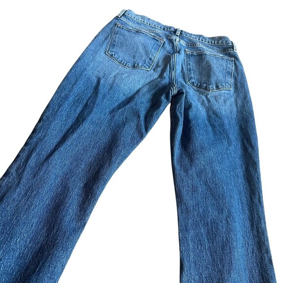 Frame Le High Straight Kenmore Medium Wash Denim Jeans Cotton Size 28 Women's - Picture 10 of 11
